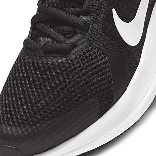 Nike Women's W Run Swift 2 Shoe, Black White Dk Smoke Grey, 8