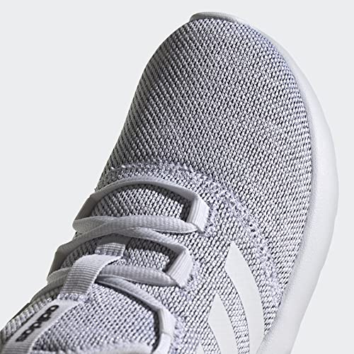 adidas Women's Cloudfoam Pure 2.0 Running Shoe, White/White/Black, 6
