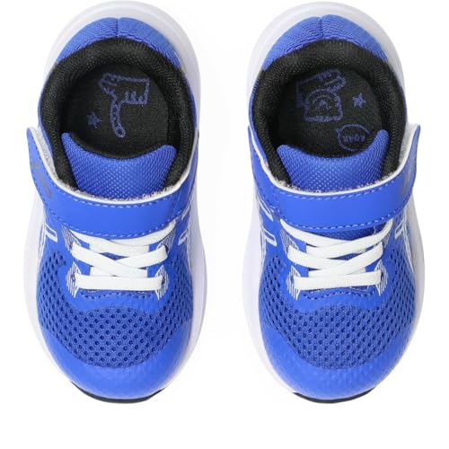ASICS Kid's Contend 10 TS Running Shoes, K5, NEON Blue/White
