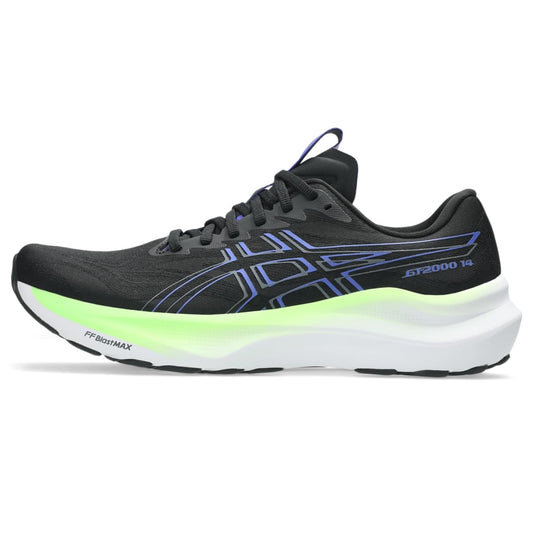 ASICS Men's GT-2000 14 Running Shoes, 9.5, Black/Cobalt Burst
