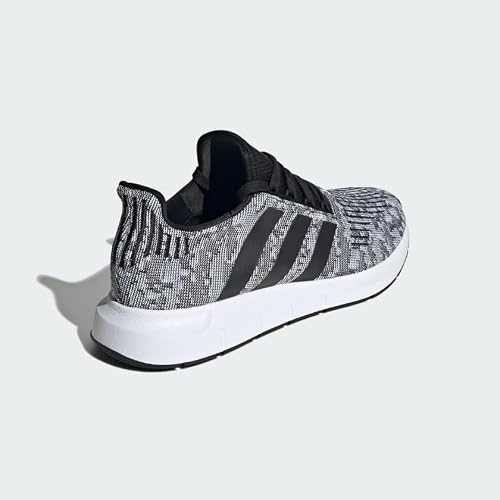 adidas Mens Swift Run Core Black/Core Black/White 10.5