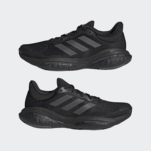Adidas Womens SolarGlide 5 Black/Grey/Carbon 8.5