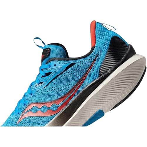 Saucony Men's Echelon 9 Sneaker, Ocean/Redrock, 10