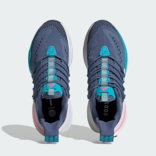 Adidas Womens Alphaboost V1 Crew Blue/Lucid Pink/Lucid Cyan 10