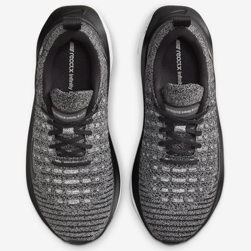 Nike InfinityRN 4 Women's Road Running Shoes (DR2670-003, Black/White/Black) Size 7