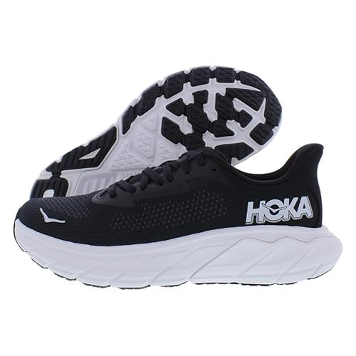 HOKA ONE ONE Arahi 7 Womens Shoes Size 8, Color: Black/White