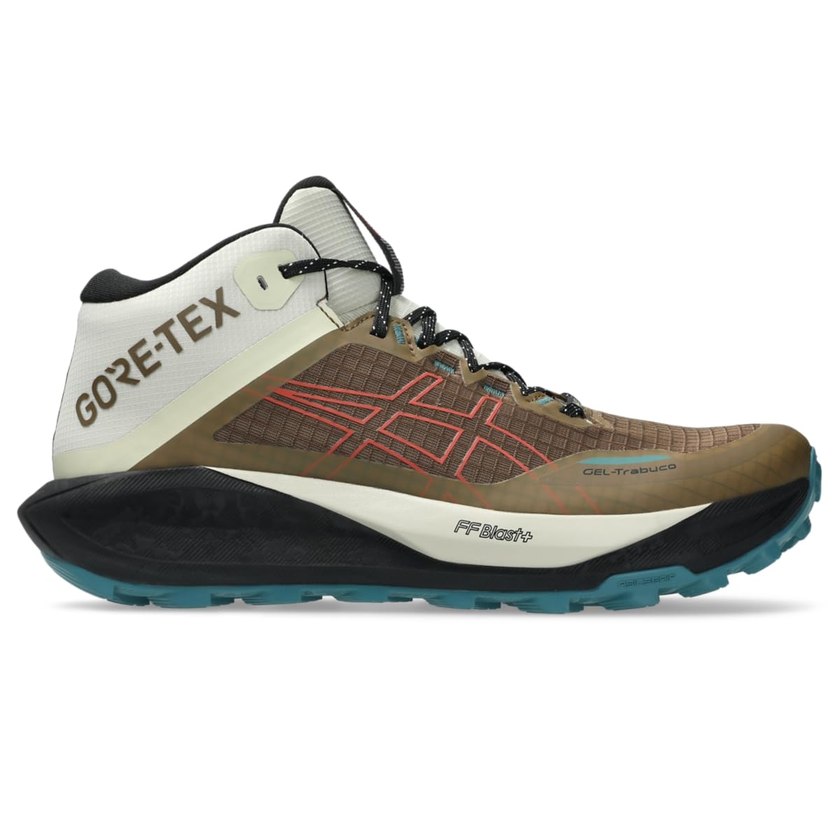 ASICS Men's Gel-Trabuco MT GTX Trail Running Shoes, 6, Clay Canyon/Spice Latte - alternate product view 8