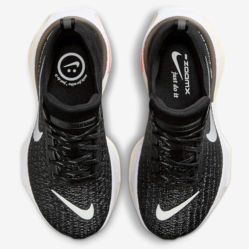 Nike Invincible 3 Women's Road Running Shoes (Extra Wide) (FN7997-001, Black/Coconut Milk/Bright Crimson/White) Size 6