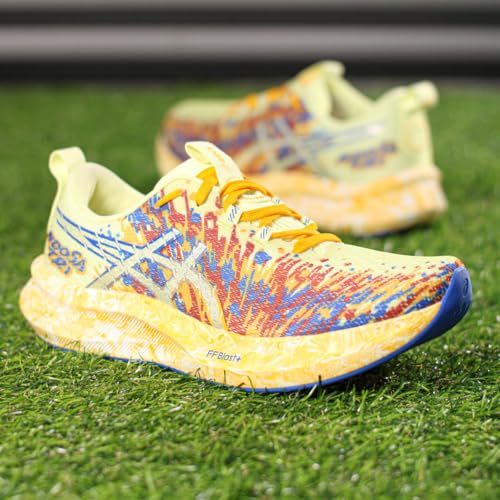 ASICS Men's Noosa TRI 16 Running Shoes, 8.5, Huddle Yellow/Illusion Blue