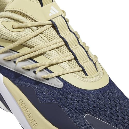 adidas Unisex-Adult Alphaboost V2, Collegiate Navy/Team Sand/White, 5