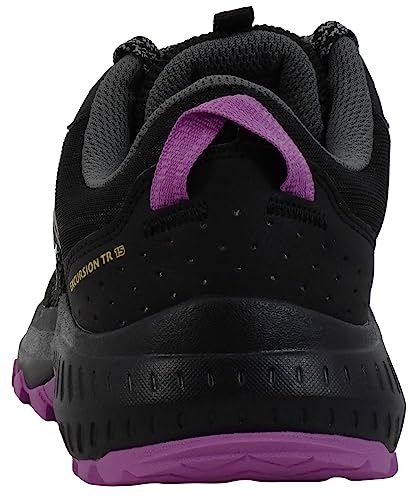 Saucony Women's Excursion Tr15, Black/Purple/Yellow, 8 W
