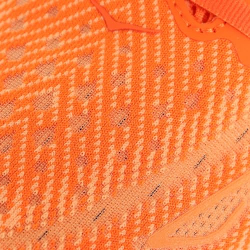 Wide Men's Clifton 9 in Vibrant Orange/Impala by Hoka