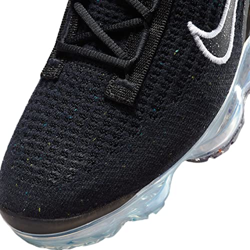 Nike W Air Vapormax 2021 FK Women's Gymnastics Shoes, Fk Black White Silver Metallic, 6 US