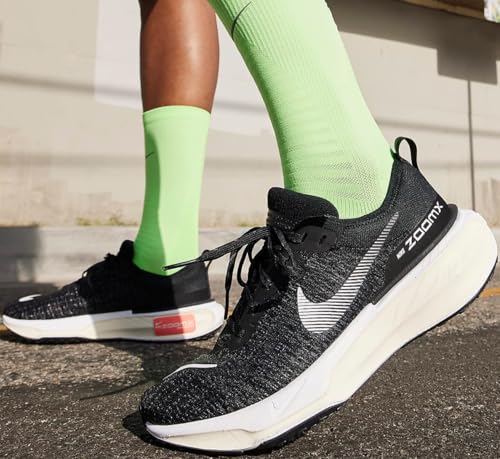 Nike Women's ZoomX Invcble RN FK 3 (DR2660-001) Black/White, 7.5 M US