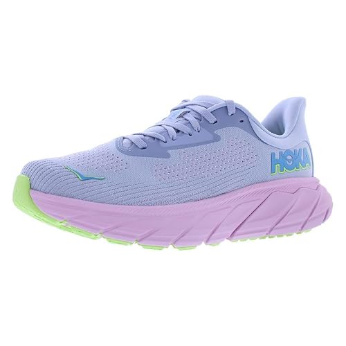 HOKA Arahi 7 Womens Shoes Size 9.5, Color: Gull/Pink Twilight - alternate view 5