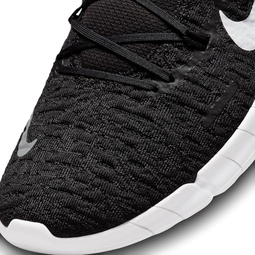 Nike Herren Free Run 5.0 Road Running Shoe, Black White Dk Smoke Grey, 42 EU, Black White Dk Smoke Grey, 10.5 US