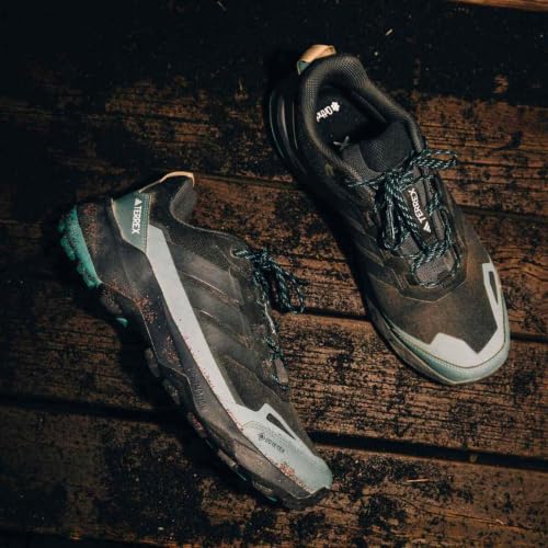 adidas Men's Terrex Skychaser AX5 Gore-TEX Hiking, Black/Carbon/Pure Teal, 10