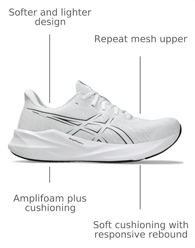 ASICS Men's VERSABLAST 4 Running Shoes, 13, White/Black
