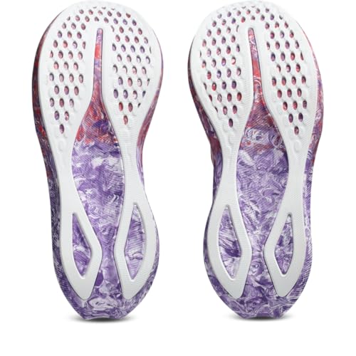 ASICS Women's Noosa TRI 16 Running Shoe, 9.5, White/EDO Purple