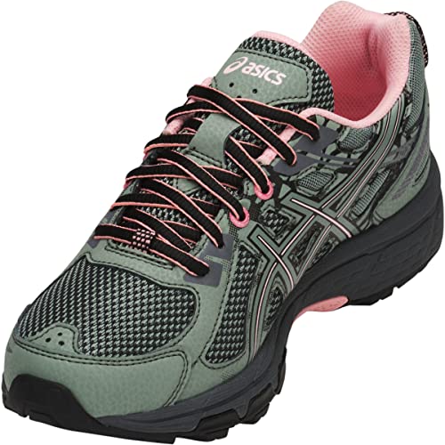 ASICS Women's Gel-Venture 6 Trail Running Shoes, 11, Slate Grey/Frosted Rose