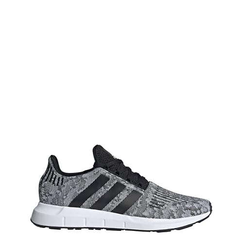adidas Mens Swift Run Core Black/Core Black/White 10.5