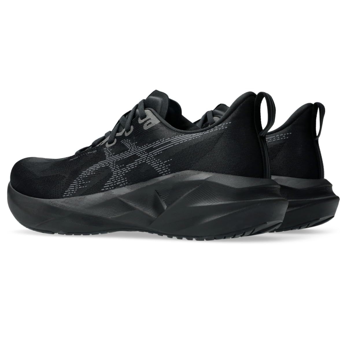 ASICS Men's NOVABLAST 5 Running Shoes, 10.5, Black/Carrier Grey - alternate product view 3