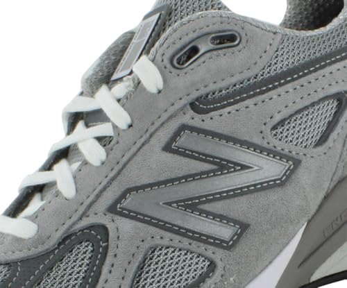 New Balance Men's 990v4 Grey Athletic Shoes, Size 10.5