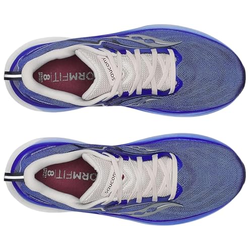 Saucony Men's Tempus 2 Sneaker, Royal/Silver, 9