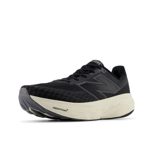 New Balance Men's Fresh Foam X 1080 V14 Running Shoe, Black/Magnet/Linen, 10 M