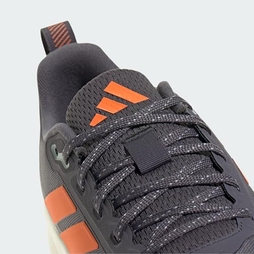 Adidas Men's Run Falcon 5 Trail, Aurora Onix/Pure Orange/Black, 10.5