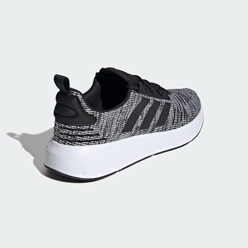 adidas Swift Run Shoes Black/Black/White