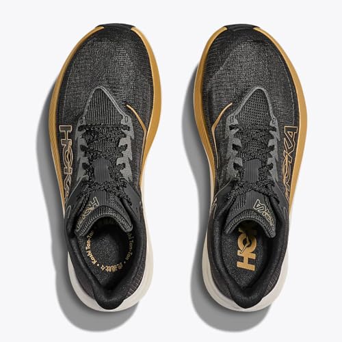 Hoka Unisex Rocket X 3 Black/Gold Men's 5.5, Women's 6.5 Medium - alternate view 2