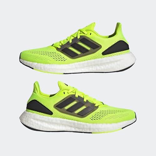 Adidas Men's Pureboost 22 Solar Yellow/Black/White 12 Adult