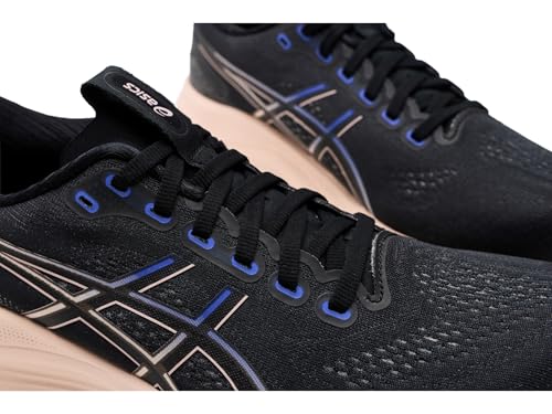 ASICS Women's Gel-Kayano 32 Running Shoes, 8, Black/Pearl Pink