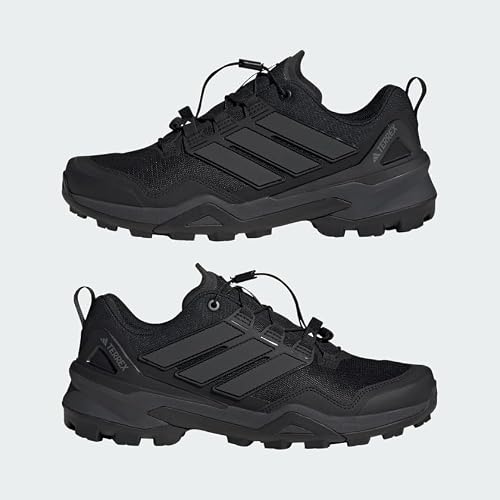 Adidas, Mens Terrex Skychaser Hiking Shoes Black/Black/Carbon 10.5 Medium