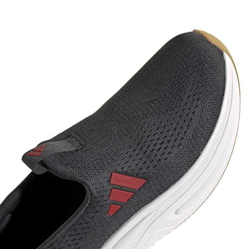 adidas Men's Cloudfoam Cuxxion - Lounge, Carbon/Better Scarlet/White, 9