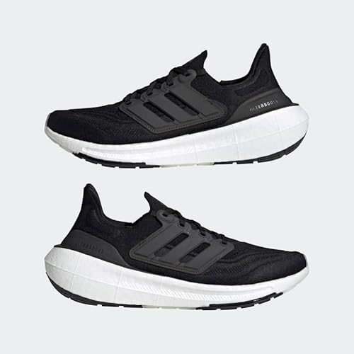adidas Men’s Ultraboost Light Running Shoes (Ultraboost 23) Black/Black/Crystal White 4