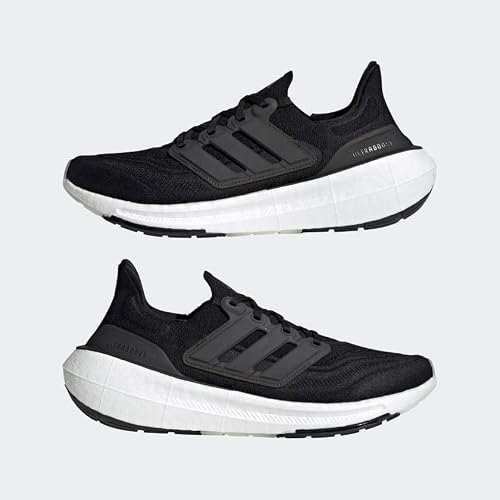 adidas Men’s Ultraboost Light Running Shoes (Ultraboost 23) Black/Black/Crystal White 6