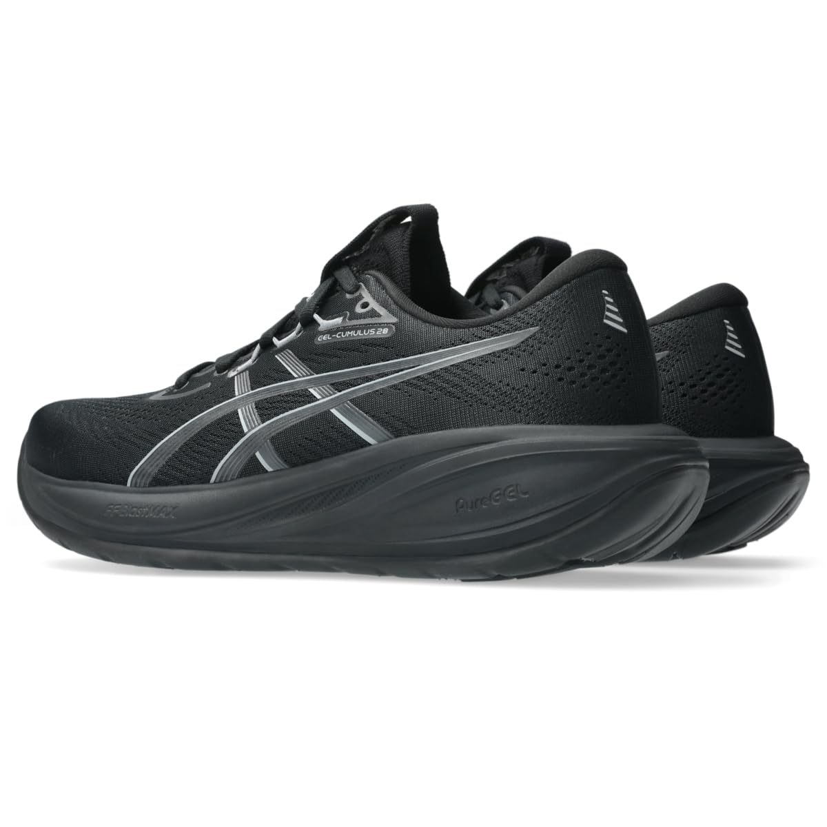 ASICS Men's Gel-Cumulus 28 Running Shoes, 10.5, Black/Carrier Grey - alternate product view 3