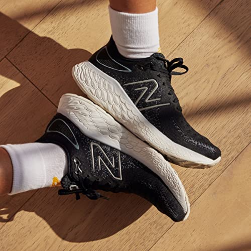 New Balance Women's Fresh Foam X 1080 V12 Running Shoe, Black/Thunder/Violet Haze, 5 Medium US