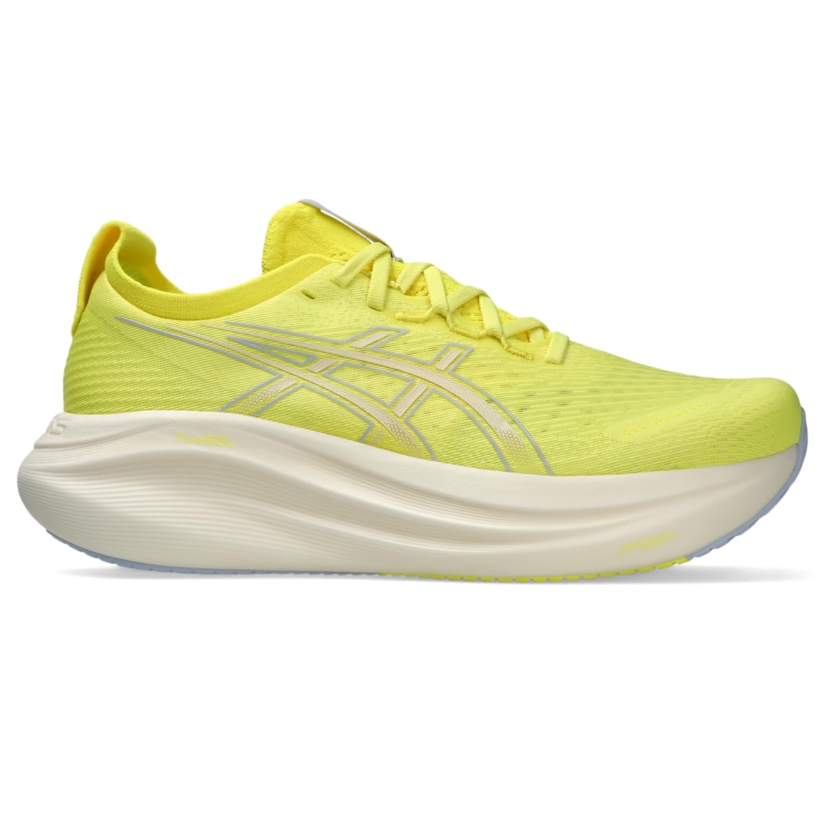ASICS Men's Gel-Nimbus 27 Running Shoes, 11, Citron/Cream