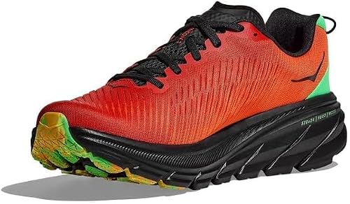HOKA ONE ONE Men's Rincon 3 Running Shoes, Red Alert/Flame, - alternate view 2
