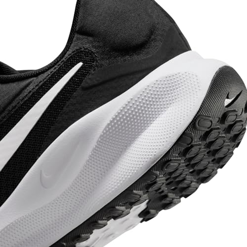 Nike Herren Revolution 7 Breit Niedrig, Black White, 10 US
