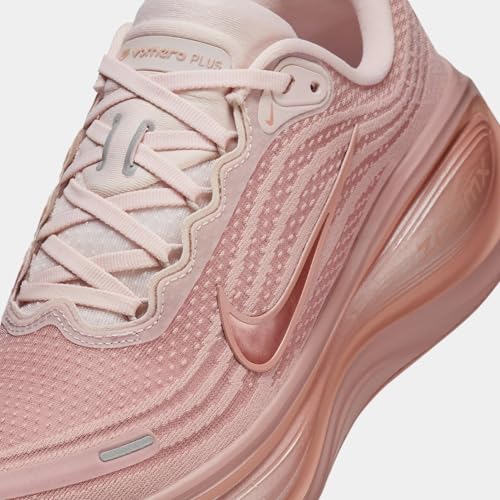 Nike Vomero Plus Women's Road Running Shoes Color: Particle Pink/mtlc Rose Gold-silt Red Style: HV8154-601