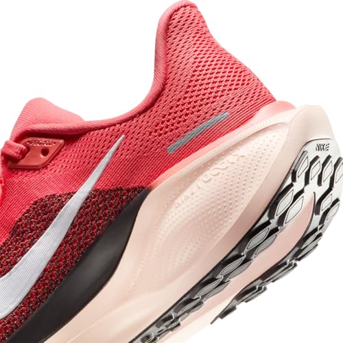 Nike AIR Zoom Pegasus 41 Womens Laced Shoes, MAGICEMBERWHITE-Black-WASHEDCORAL, 39 EU