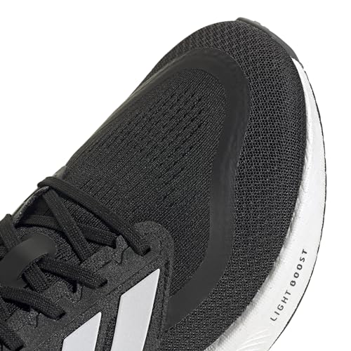 Adidas Men's Pureboost 5, Black/White/Grey, 11