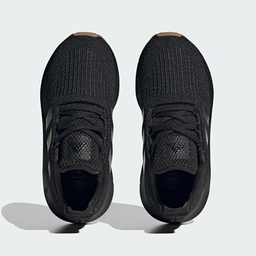 adidas Unisex-Child Swift Run 1.0, Black/Black/Black, 5