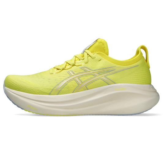 ASICS Men's Gel-Nimbus 27 Running Shoes, 11, Citron/Cream