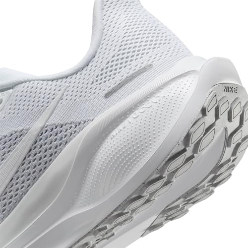Nike Women's Pegasus 41 White/White/Pure Platinum/Metallic Silver 10 Medium