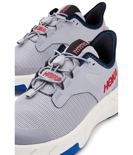 Hoka Transport Freedom (Big Kid) Sneaker, Foggy Grey/Frost, 5 US Unisex - alternate view 6